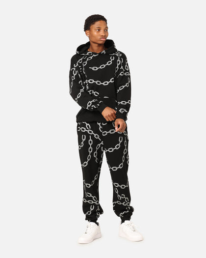 Saint Morta Chain Sweatpants Black/Black