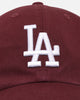 47 Brand Los Angeles Dodgers 'Ballpark' 47 Clean Up Strapback Dark Maroon
