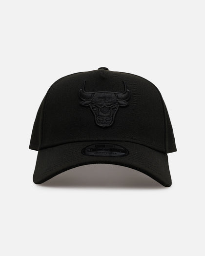 New Era Chicago Bulls 'Easy Black' 9FORTY A-Frame Snapback Black/Black