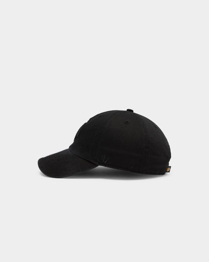 47 Brand Chicago Blackhawks Clean Up Strapback Black/Black