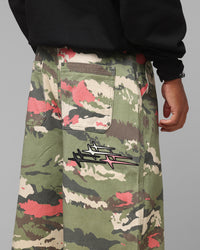 Loiter Hybrid Patch Shorts Camo