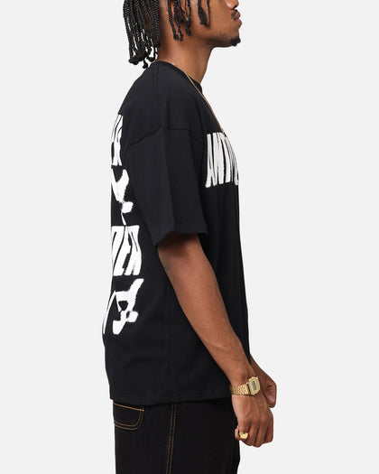 The Anti Order Anti Stacked Drop Shoulder T-Shirt Black