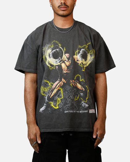 73Studio Marvel Sinister Six Shocker Heavyweight T-Shirt Black Wash