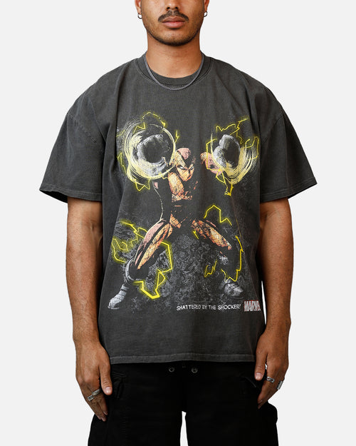73Studio Marvel Sinister Six Shocker Heavyweight T-Shirt Black Wash