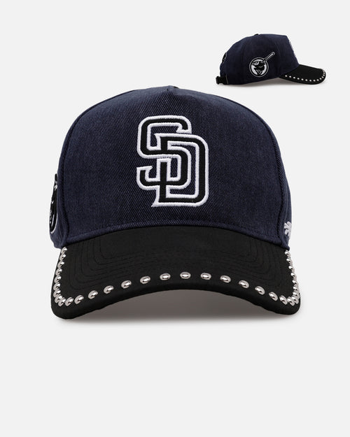 Pro Standard San Diego Padres 'Polished Hardware' Pro Pinch Strapback Navy