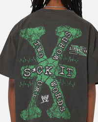 Culture Kings X WWE D-Generation X Summer Slam Heavy T-Shirt Black Wash