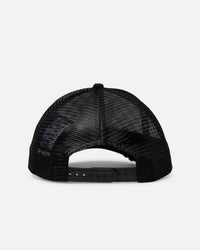 New Era Las Vegas Raiders 'Checker Trucker' 9FORTY A-Frame Trucker Snapback White
