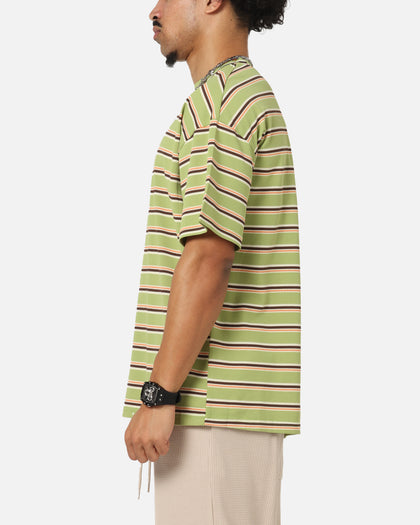 XXIII Standard Stripe T-Shirt Green/Orange