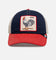 Goorin Bros Rooster Papa Trucker Snapback Navy/Red