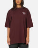 Nike Women's Sportswear Country Club Graphic Oversized T-Shirt Burgundy