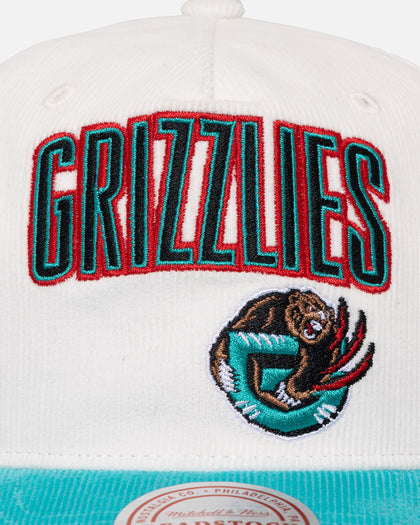 Mitchell & Ness Memphis Grizzlies History Origin Snapback White/Teal