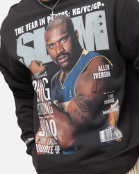 Mitchell & Ness Los Angeles Lakers Shaquille O'Neal Slam Magazine Crewneck Faded Black