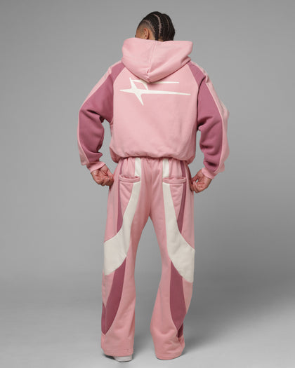 Loiter Hybrid Tek Zip Hoodie Pink