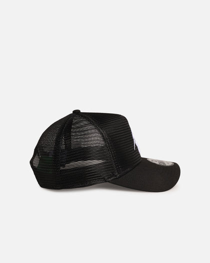New Era Melbourne Storm 'NRL Mesh Crown' 9FORTY A-Frame Trucker Snapback Black