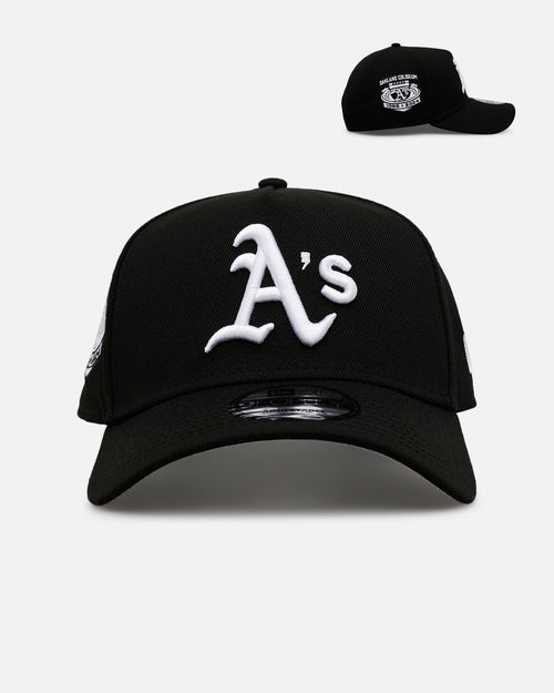 New Era Oakland Athletics 'Black And White' 9FORTY A-Frame Snapback Black/White
