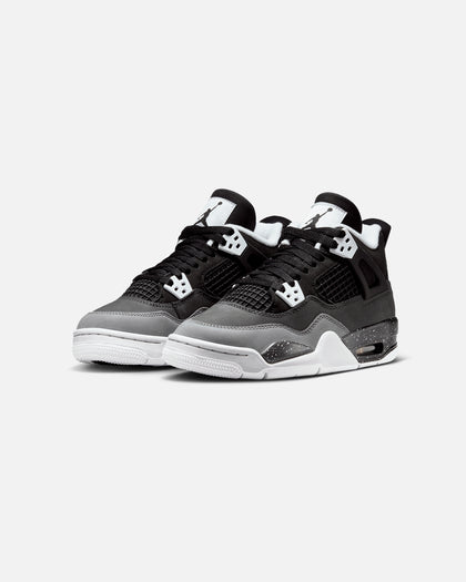 Jordan Kids' Air Jordan 4 Retro (GS) "Fear" Black/White