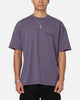 Saint Morta Gothic Stack T-Shirt Purple