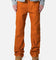 MNML B577 Suede Flare Denim Jeans Rust