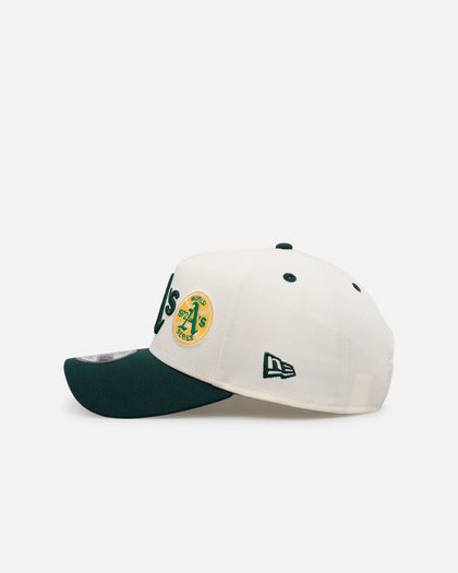 New Era Oakland Athletics 'World Series Logo' 9FORTY A-Frame Snapback Chrome