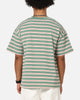 XXIII Standard Stripe T-Shirt Green/Pink