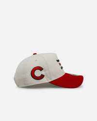 New Era Chicago Cubs 'Strawberry' 9FORTY A-Frame Snapback Chrome/Red