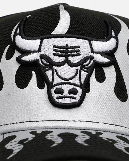 New Era Chicago Bulls 'Metallic Flames' 9FORTY A-Frame Snapback Black/Silver