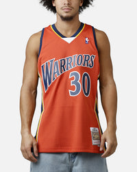 Mitchell & Ness Golden State Warriors Stephen Curry 2010 Swingman Jersey Orange
