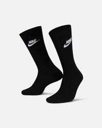 Nike Everday Cotton Cushioned Crew Socks 3 Pack Black/White