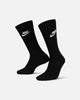 Nike Everday Cotton Cushioned Crew Socks 3 Pack Black/White