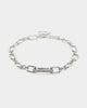 Raising Hell Women's Thick Link Chain Iced White Gold