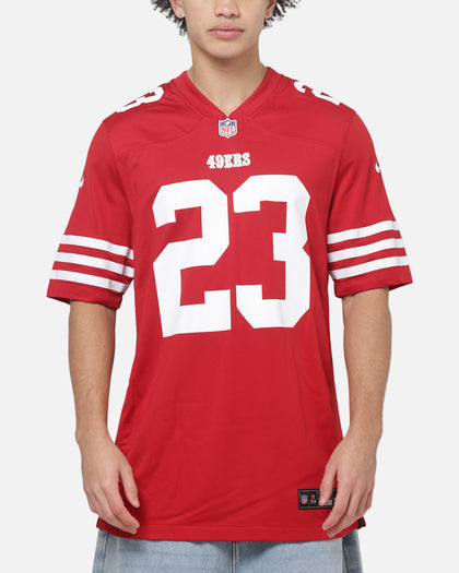 Nike San Francisco 49ers Christian McCaffrey #23 Home Game NFL Jersey Gym Red