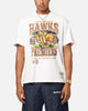 Mitchell & Ness Hawthorn Hawks Mascot T-Shirt Vintage White