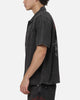 Saint Morta Graves Short Sleeve Button Up T-Shirt Black Shadow
