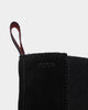 Hugo Boss Kyron Chelsea Suede Boots Black