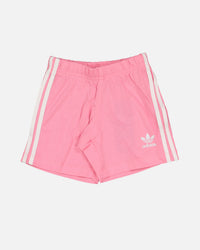 Adidas Infants' Trefoil Shorts Tee Set White/Bliss Pink