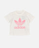 Adidas Infants' Trefoil Shorts Tee Set White/Bliss Pink