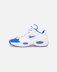 Reebok Question Low "Blue Toe" Footwear White/Electric Cobalt
