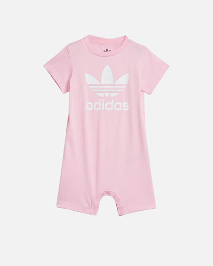 Adidas Infants' Jumpsuit and Beanie Gift Set True Pink