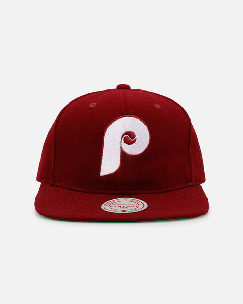 Mitchell & Ness Philadelphia Phillies 'Vintage Baseball' Vintage Fit Strapback Maroon