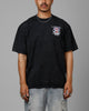 Loiter Horse Power Vintage Drop T-Shirt Black Acidwash