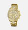 Guess Mainline Victor Crystal Champ Bracelet Watch Gold