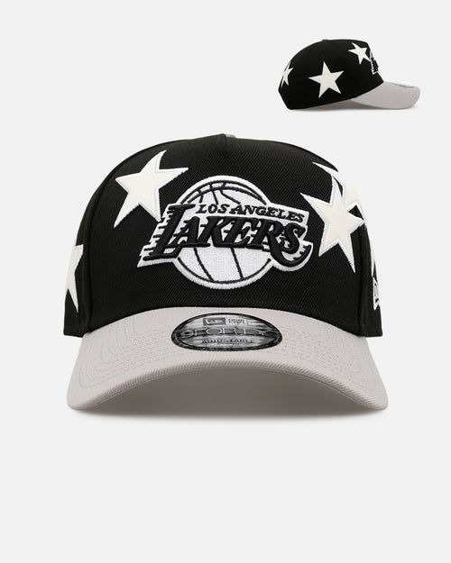 New Era Los Angeles Lakers 'Stars' 9FORTY A-Frame Snapback Black/Grey
