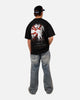 73Studio X Solo Leveling Solo Leveling Vintage T-Shirt Black Acidwash
