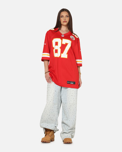 Nike Kansas City Chiefs Travis Kelce #87 Home Game NFL Jersey University Red