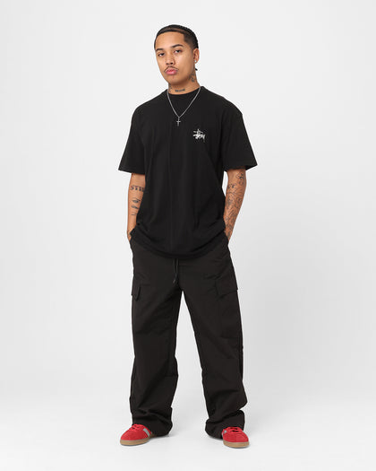 Stussy Skull Wings 50-50 T-Shirt Pigment Black