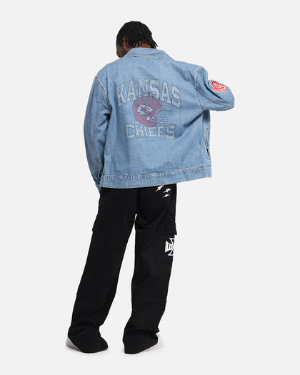 New Era Kansas City Chiefs NFL Denim Jacket Dark Blue