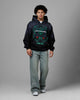 Loiter Inferno Zip Hoodie Vintage Black