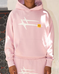 Loiter Hybrid Hoodie Dusty Pink