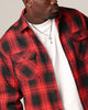 Saint Morta Icon Flannel Shirt Red/Black