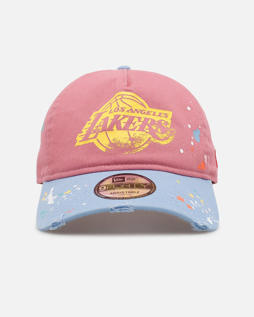 New Era Los Angeles Lakers 'Seasoned' 9FORTY A-Frame Strapback Pink/Blue